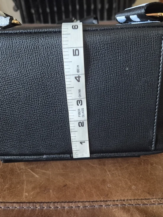 Karl Lagerfeld Paris Black  Backpack with Logo Straps and Charm Accents - Picture 16 of 16